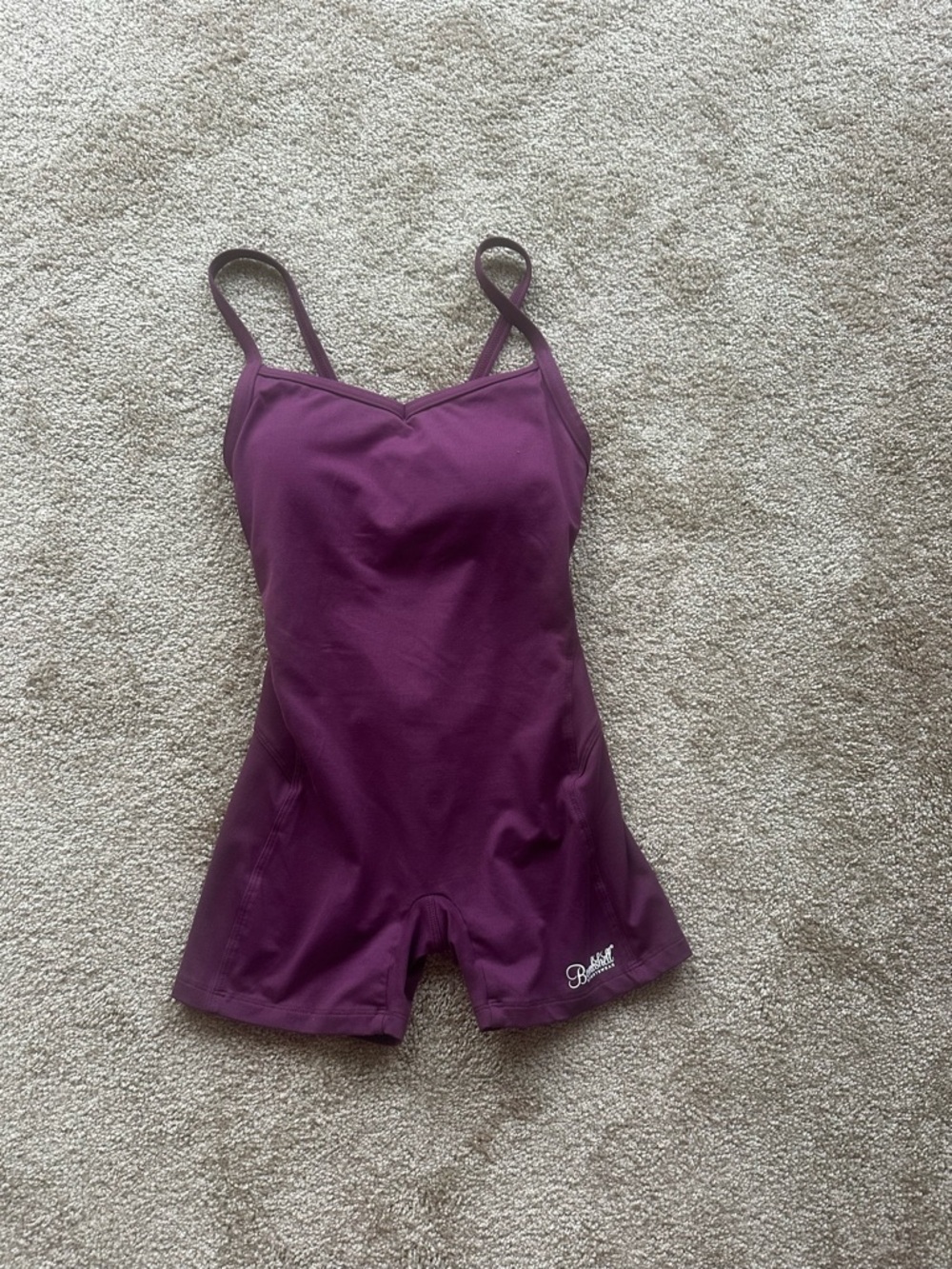 Bombshell Sportswear Plum One-Piece Romper